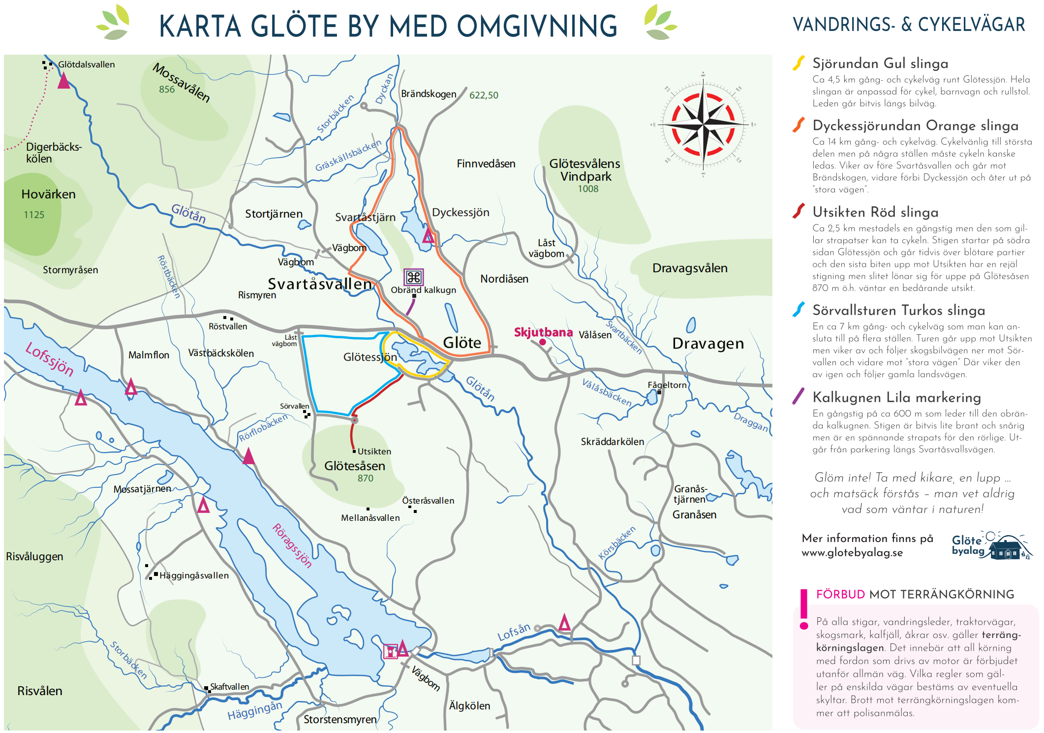 Glöte karta