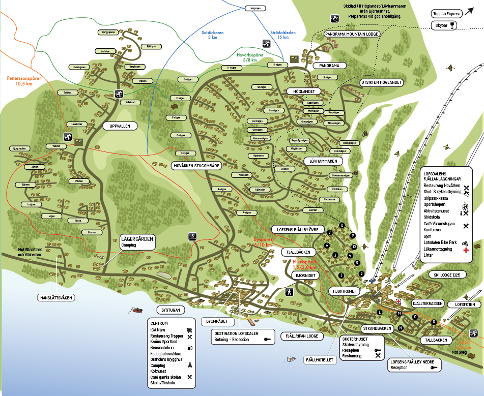 karta lofsdalen sverige Omradeskarta Lofsdalen karta lofsdalen sverige