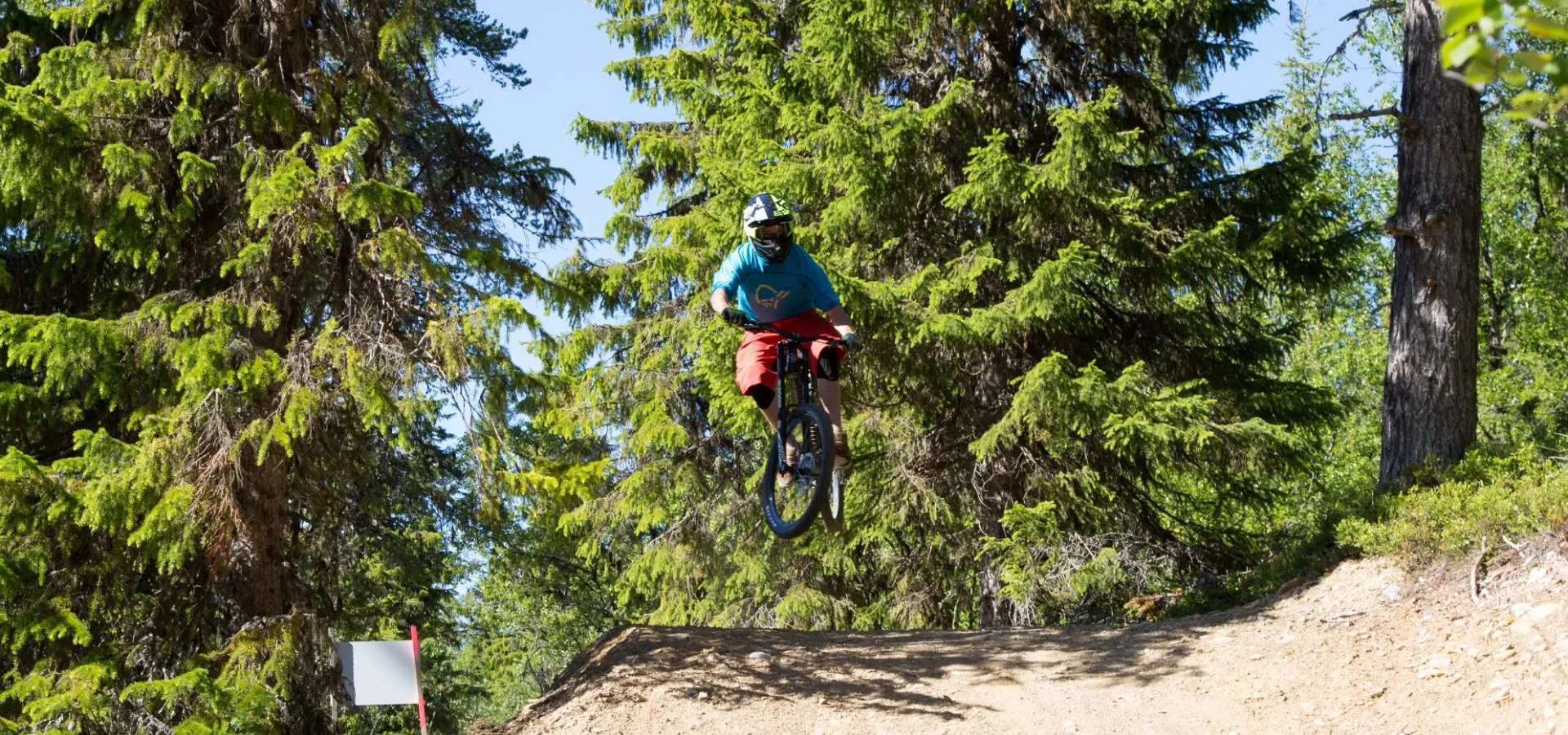 Blizzard downhill trail i Lofsdalen Bike park