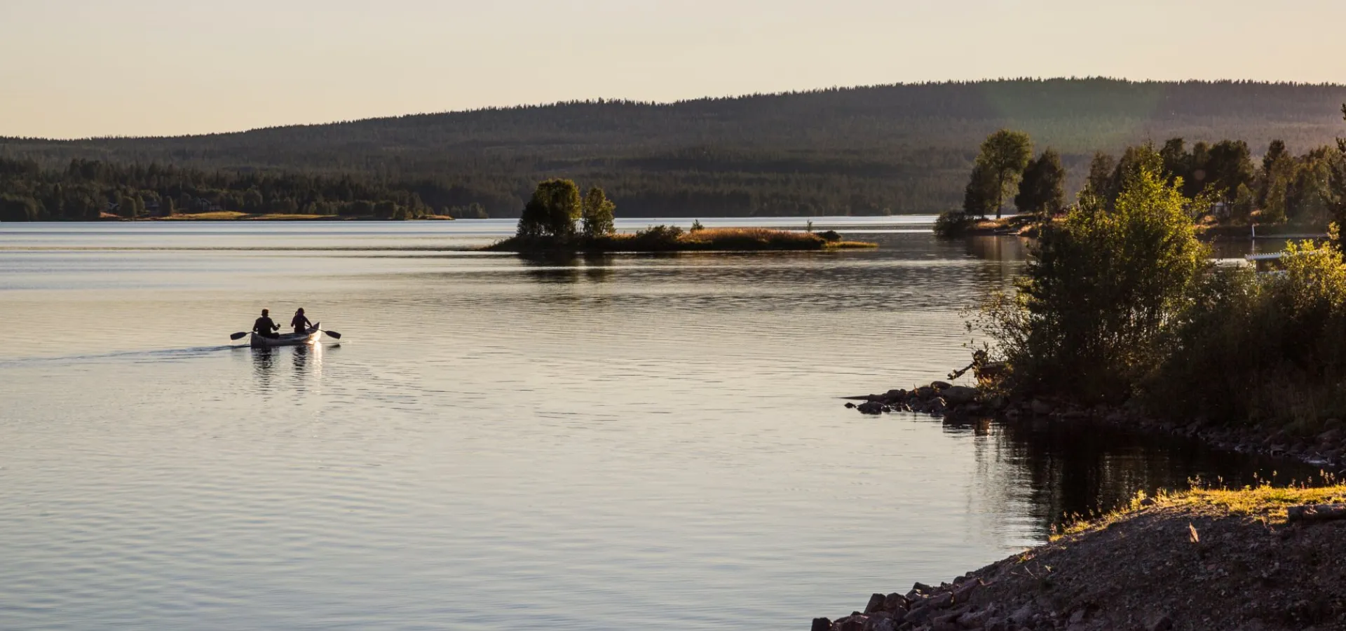 Kanot på Lofssjön