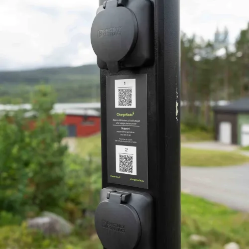 Laddstation Skoterhuset Lofsdalen