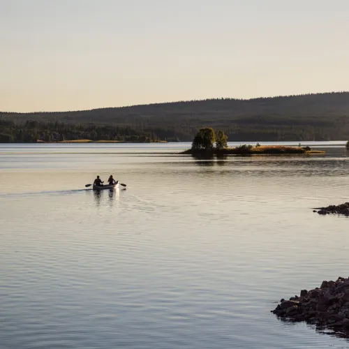 Kanot på Lofssjön