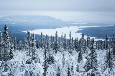 Vy över Lofsdalen